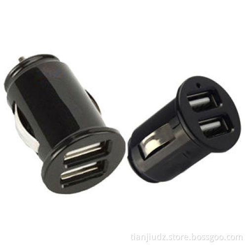 DC 12 - 16V Mini Daul USB Chargers for iPad, iPod in Car
